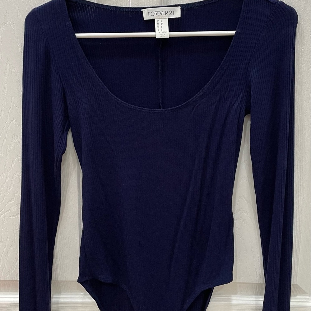 Navy blue bodysuit